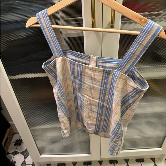 Sezane Samuel Plaid Cotton Top - Picture 5 of 5